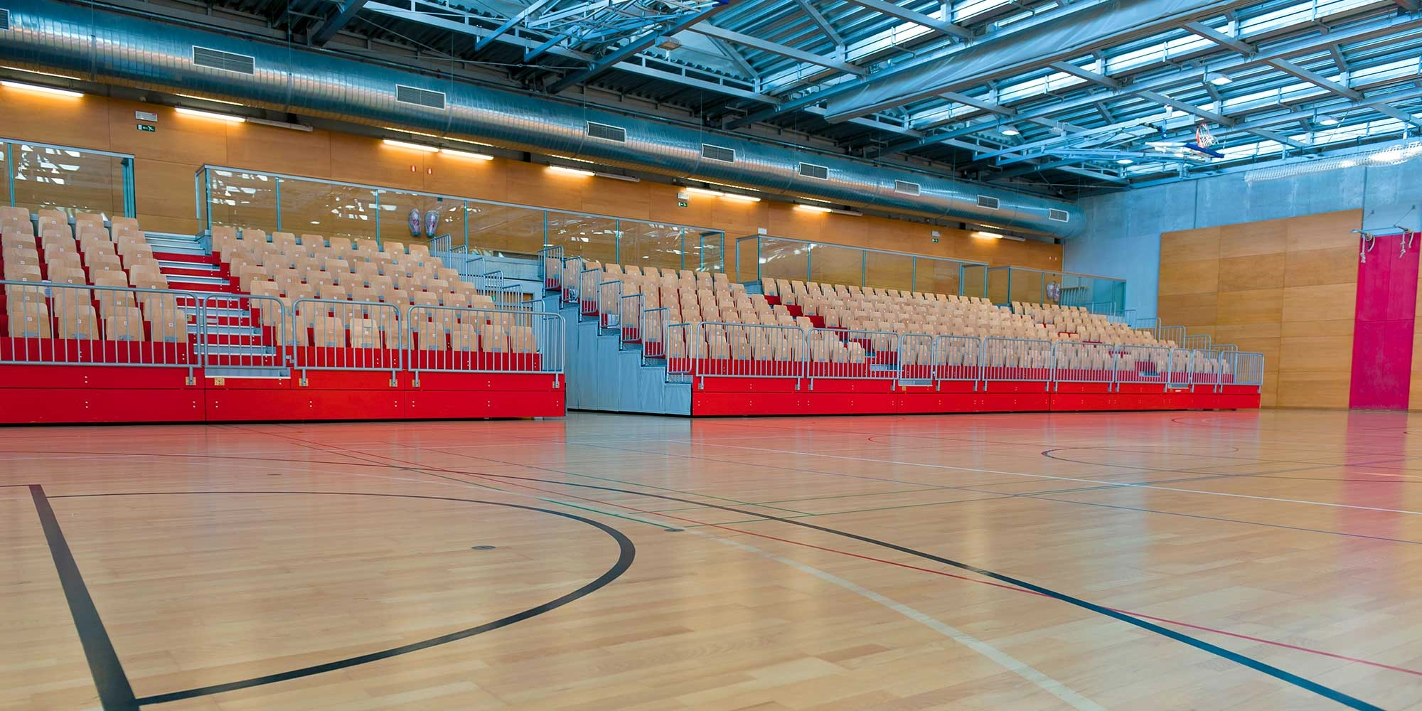 فعالية استغلال المساحة مع المدرجات التلسكوبية